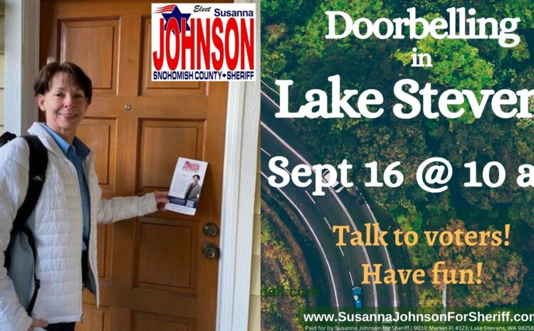  Doorbelling in Lake Stevens Sept 16 @ 10 am