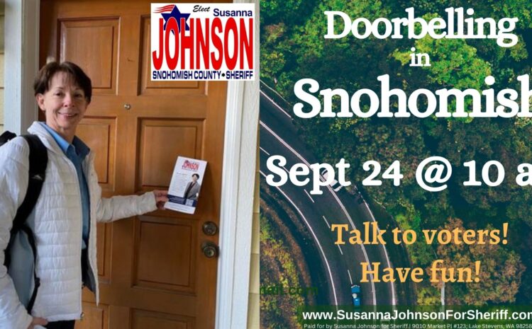  Doorbelling in Snohomish Sept 24 @ 10 am