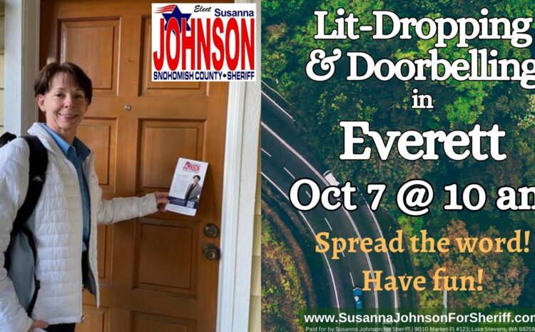  Lit-Dropping & Doorbelling in Everett Oct 7 @ 10 am