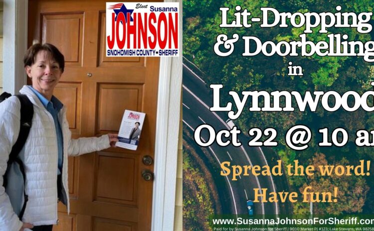  Lit-Dropping & Doorbelling in Everett Oct 22 @ 10 am