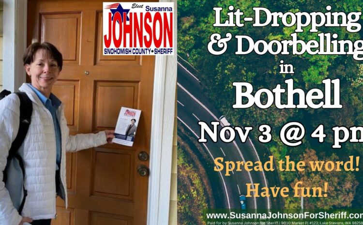  Lit-Dropping & Doorbelling in Bothell Nov 3 @ 4 pm