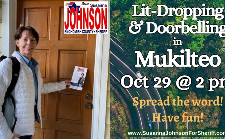  Lit-Dropping & Doorbelling in Mukilteo Oct 29 @ 2 pm