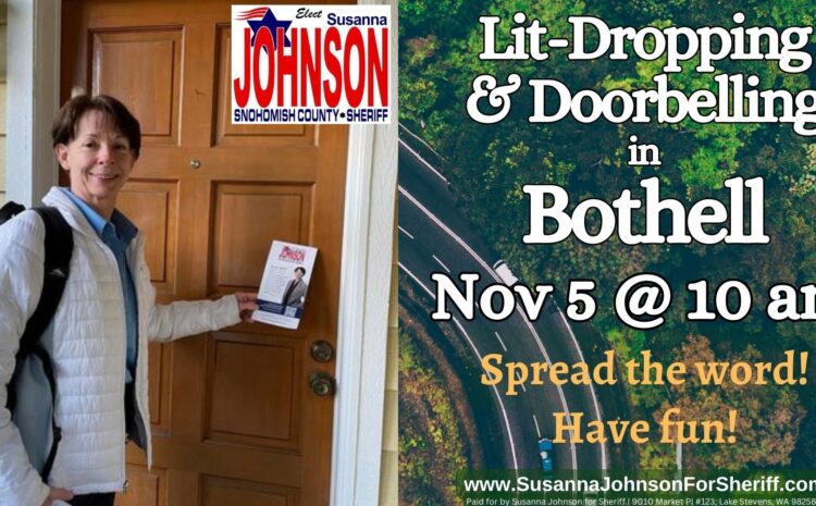  Lit-Dropping & Doorbelling in Bothell Nov 5 @ 10 am