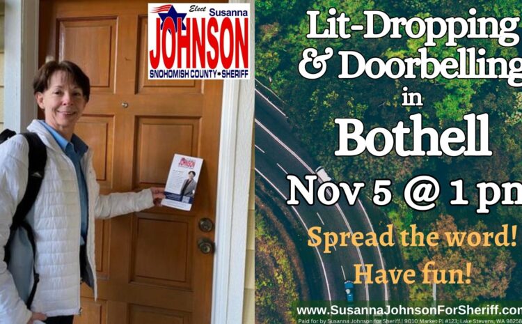  Lit-Dropping & Doorbelling in Bothell Nov 5 @ 1 pm